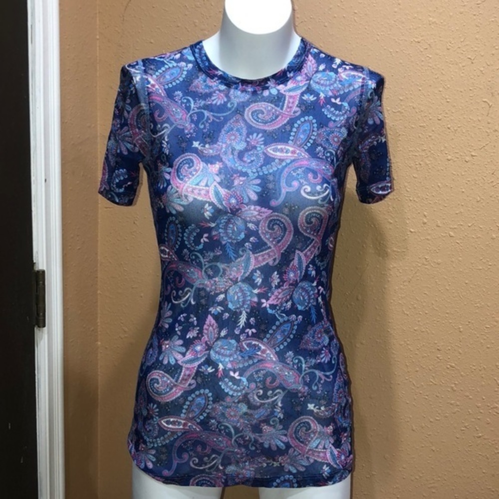 Karen Kane sheer top